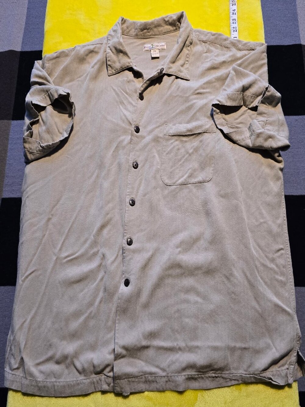 Island Outfitters short sleeve shirt men button up 2XL